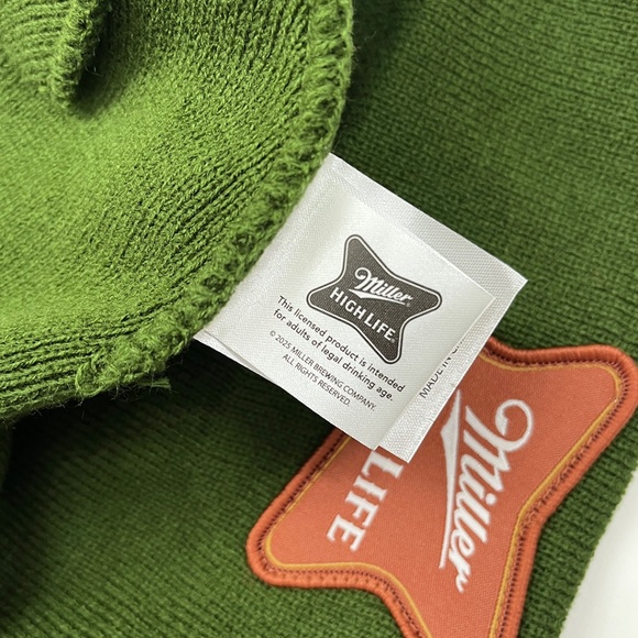NWT Miller High Life Beanie Green - Picture 6 of 9